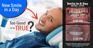 Man who got a new smile in one day